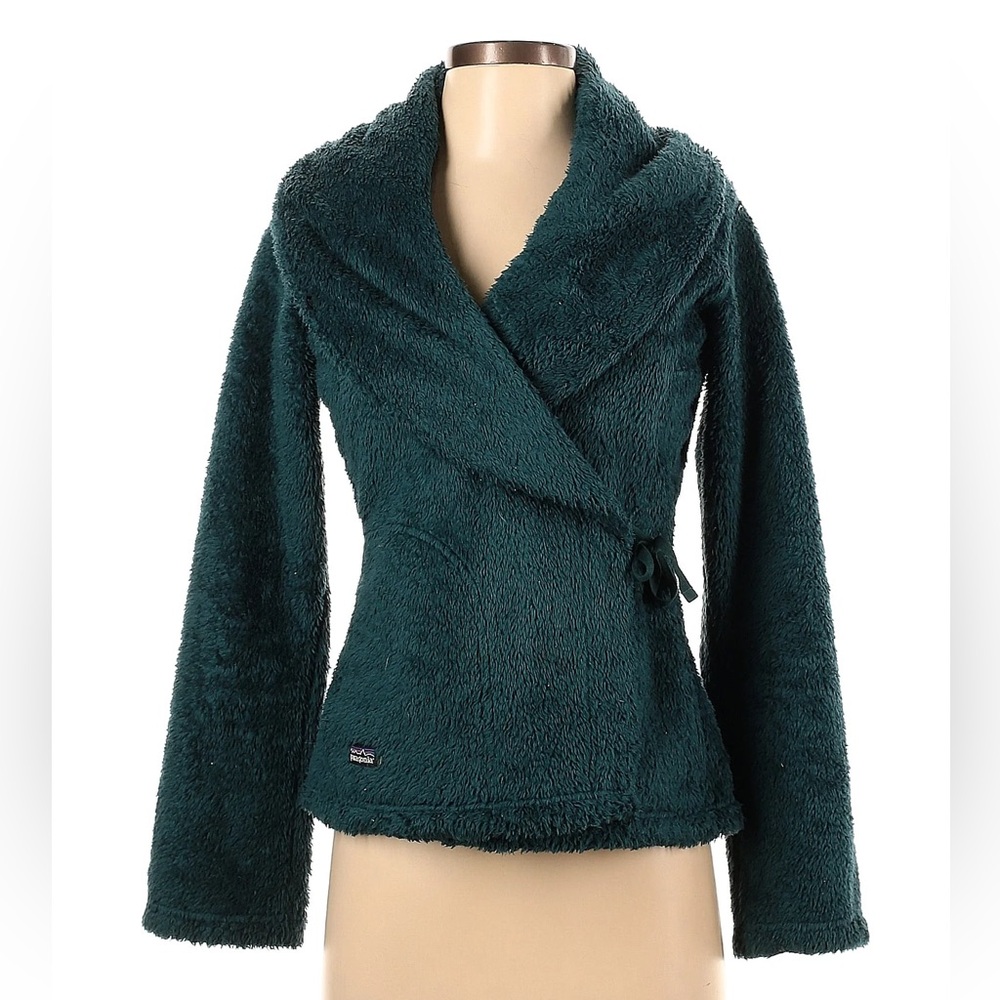 Patagonia Teal Wrap Sweater
